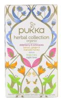 Pukka tea &amp; Herbal Collection? Organic Herbal Tea Collection, 20 Herbal Tea Sachets 5 รสชาติใน 1กล่อง