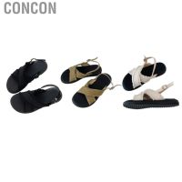 COD Concon Women Sandals  Roman Style Cross Strappy Comfortable Fine Workmanship for Commuting