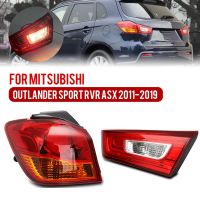 ไฟท้ายหลังสำหรับมิตซูบิชิ Outlander Sport ASX RVR 2011-2018 2019หางหยุดเปิดไฟเบรคสัญญาณอุปกรณ์เสริมรถยนต์ไฟตัดหมอก