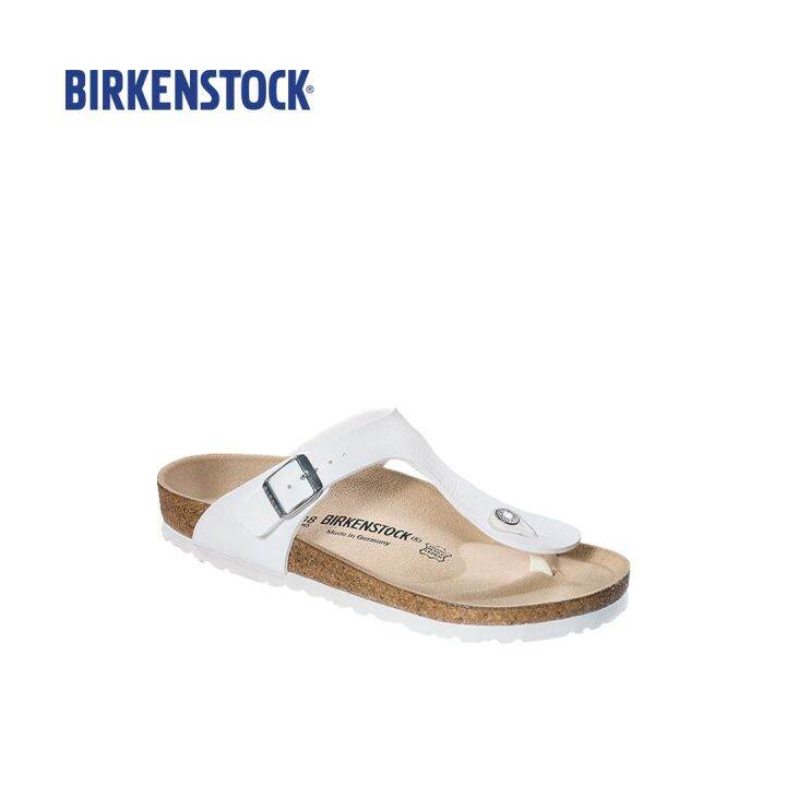 Birkenstock Unisex Gizeh Birko Flor Sandals White Lazada Ph