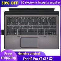 New US Keyboard for HP Pro X2 612 G2 Tablet PC Notebook Palmrest Upper Cover Laptop keyboard English 918321-001 HSN-D06