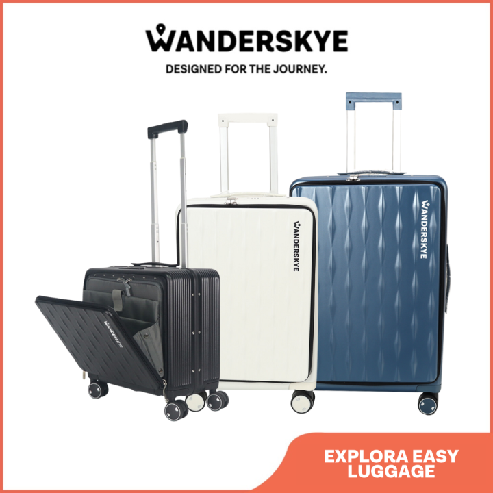 Wanderskye Explora Easy Luggage Front Open Luggage Lazada PH