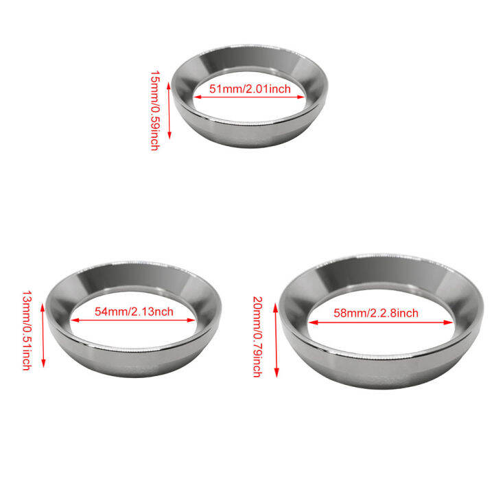51มิลลิเมตร54มิลลิเมตร58มิลลิเมตรครัวเปลี่ยนช่องทางทนทานกาแฟ-portafilter-ยาแหวนกรองการต้มเบียร์ชามสแตนเลส