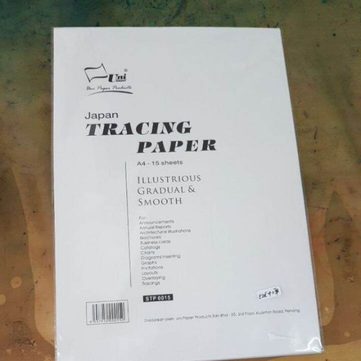 A4 japan tracing paper illustrious gradual & smooth Lazada