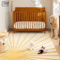 Sun Shiny Fluffy Carpets For Living Room White Hairy Nursery Play Mats For Children Plush Bedroom Rugs Soft Kids Room Foot Mat