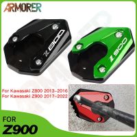 Door✉ขาตั้งเสริมด้านข้างของ Kickstand แผ่นรองอุปกรณ์เสริมรถจักรยานยนต์สำหรับ Kawasaki Z 800 900 Z800 13 - 16 Z900 Z 900 17 - 22