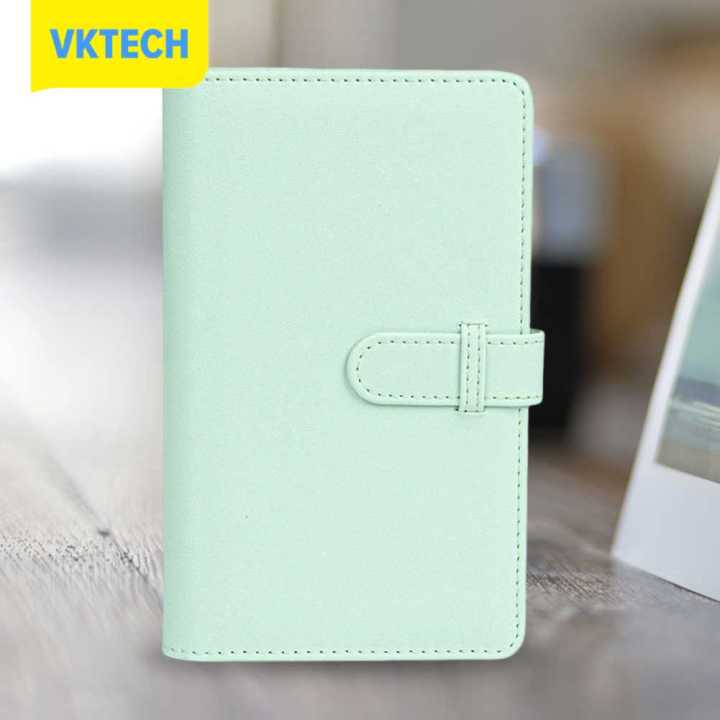 vktech-108แผ่นหนังสือคอลเลกชันภาพถ่ายความจุสูงออกแบบแฟขั่นการสะสมบัตรตั๋วสำหรับ-fujifilm-instax-mini-12สำหรับการสะสม