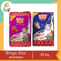 Bingo Star บิงโก สตาร์ อาหารแมว  ขนาด 20 กิโลกรัม