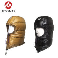 AEGISMAX goose down hat men and women outdoor camping hiking hat high quality down hat envelope sleeping bag accessories 800FP