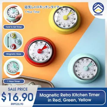 Magnetic Retro Kitchen Timer