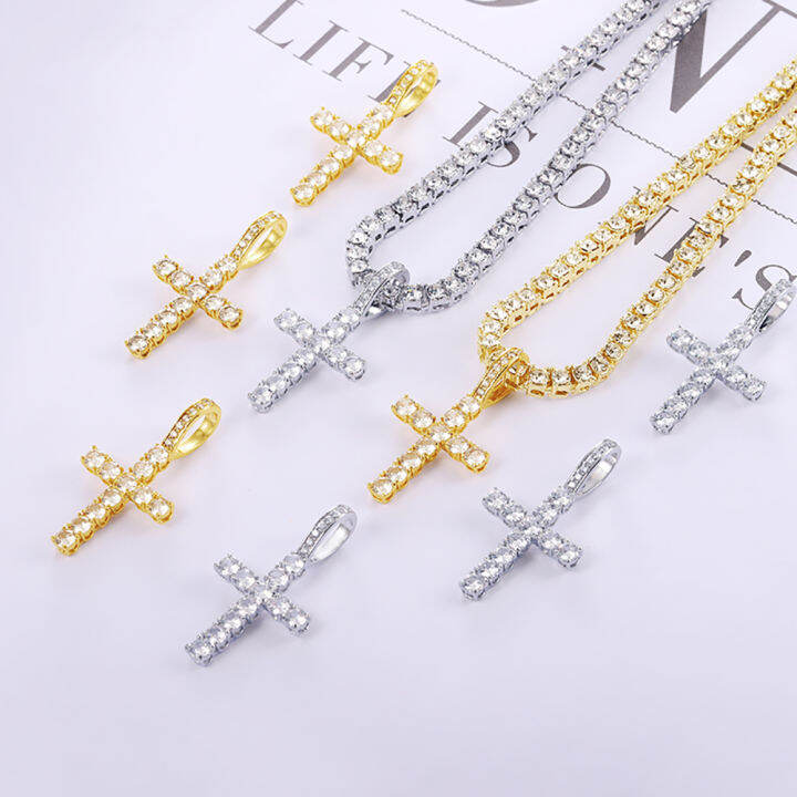 jewelry-2021-new-silver-cross-pendant-chain-mens-tennis-chain-cross-pendant-necklace-chain-womens-neck-wholesale