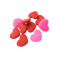 10 Pcs Tennis Racket Vibration Dampeners Heart Shape Tennis Racquet Absorbers Tennis Racket Strings Dampers for Players (Red  Strings