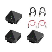 Wireless Live Lavalier Microphone Square RF Launcher Receiver Clip Collar Lapel Microphone System for Camera