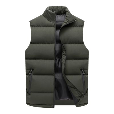 ZZOOI Men Winter Sleeveless Down Jacket Men 2022 New Casual Waterproof Jacket Fashion Soft Shell Windbreaker Down Jacket For Men