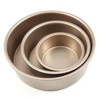 Round Cheese Cake Pan 6-Inch 8-Inch 10-Inch Cake Pan with Removable Bottom Non-Stick Bakeware Cake Mold Cake Mould