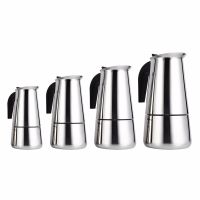 100/200/300/450ML Coffee Maker Stainless Steel Percolator Tool Mocha Cafetiere Stove Top Italian Mocha Coffee Pot