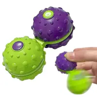 Fidget Spinning Antistress Siamese Contoured Design Portable Massage Tool Hand Spinner Fidget Toy Fingertip Rotating Gyro Ball forceful