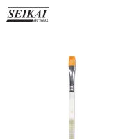 Seikai พู่กันสีน้ำแบน ขนทอง (FG6) No.6 Seikai  1 ด้าม