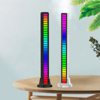 USB 5โวลต์5วัตต์3D RGB รถกระบะแสง LED เสียงเปิดใช้งานรถกระบะจังหวะแถบแสงเพลงบรรยากาศโดยรอบโคมไฟบาร์