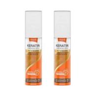 แพ็คคู่ Lolane Keratin Leave in Oil Spray โลแลน เคราติน ลีฟ อิน ออยล์ สเปรย์ 140 มล. สเปรย์บำรุงผมแข็งแรง ไม่ชี้ฟู