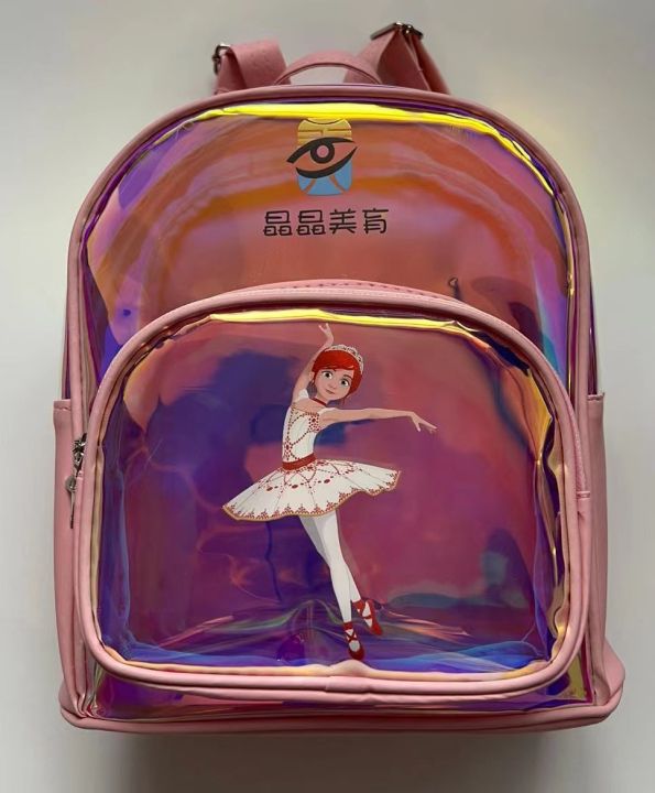 สีเมจิก-tpu-กระเป๋าเป้สะพายหลังสำหรับเด็กกระเป๋าเต้นรำสำหรับการเดินทางเพื่อการพักผ่อน