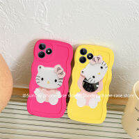 เคส Phone Case Realme C53 C51 NFC เคส กระจกแต่งหน้าลายการ์ตูนฮัลโหลคิตตี้ เคสโทรศัพท์ สุดสร้างสรรค์ใหม่ Cover 2023