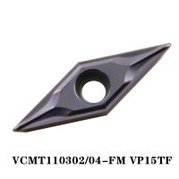 100% Original VCMT VCMT110302 FM VP15TF VCMT110304 FM 110302 10 ชิ้นคาร์ไบด์แทรก 110304 เครื่องกลึง CNC นำเข้าจากญี่ปุ่น