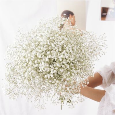 [AYIQ Flower Shop] 108หัว63เซนติเมตรทารกลมหายใจดอกไม้ประดิษฐ์พลาสติก Gypsophila DIY ช่อดอกไม้จัดสำหรับงานแต่งงานตกแต่งบ้าน