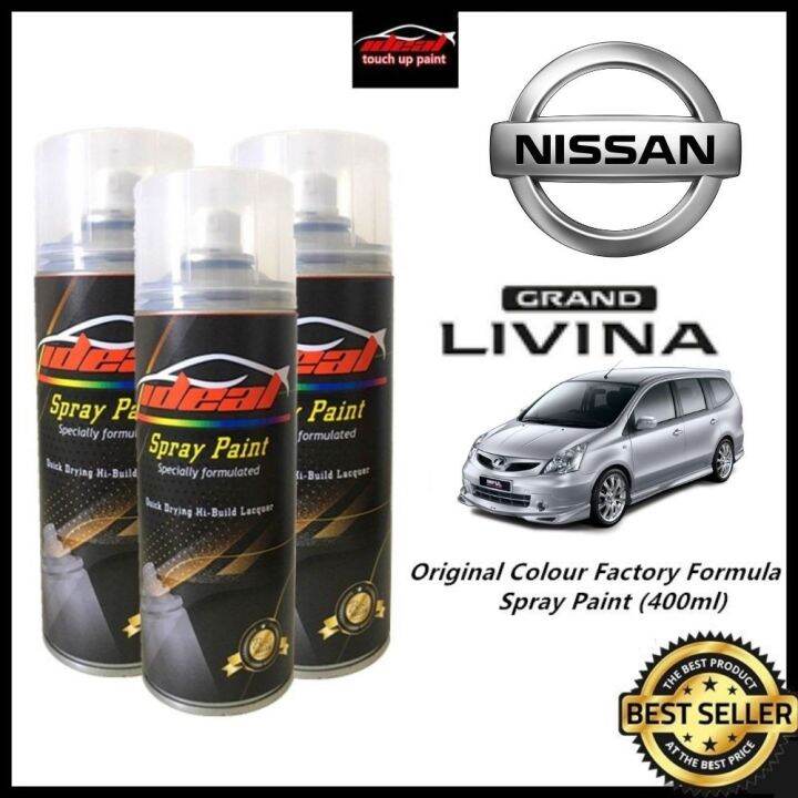 New Ready Stock Nissan Grand Livina Ideal Original Colour Touch Up Aerosol Paint Spray Paint