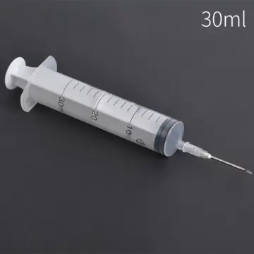 Disposable sterile SYRINGE / JARUM / PICAGARI 1ML LUER SLIP with 0.45mm  needle ink injector pet feeding 一次性塑料针管针筒