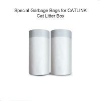 Poop Bags Drawstring Closure For Catlink Automatic Self Cleaning Cat Litter Box 2 Rollers 40pcs Bags