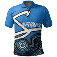 2023 NEW Style Summer Custom Text &amp; Number Adelaide Strikers Polo Shirt Cricket Aboriginal size：XS-6XLNew product high-quality