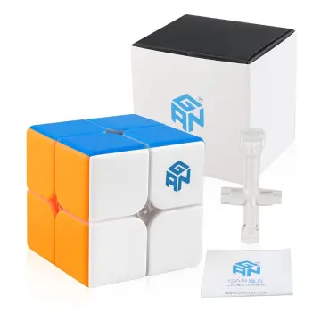 GAN 249 V2, 2x2 Speed Cube Gans Mini Cube Puzzle Toy 2x2x2 Magic Cube 49mm  (Stickerless)