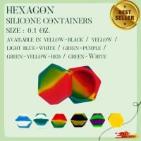 SP กระปุกซิลิโคน 0.1 Oz Hexagon Silicone Containers กระปุกออยล์ กระปุกแด้บ ซิลิโคน แดป สำหรับ ออยล์ แว้กซ์ dab กระปุกเก็บครีม ซิลิโคน เก็บครีม พร้อมส่ง