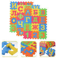 RUDMALL 36pcs ตัวอักษรรัสเซีย Puzzle ตัวอักษรรัสเซีย Mat Mat Puzzles เด็กเล่นเสื่อพื้นเด็กของเล่นเด็กของเล่นเด็กทารก