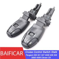 Baificar Genuine 8 Pin Cruise Control Switch Stalk With GAP MEN For New Peugeot 206 301 307 3008 408 308 308S 4008 Citroen C6