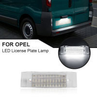 A1PCS LED ใบอนุญาตจำนวนแผ่นสำหรับ Opel Vauxhall Vivaro AB Renault Trafic II Nissan Primastar NV300 Fiat TalentoM