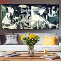 Picasso Guernica Famous Art Paintings large size diamond painting Picasso Artwork Reproductions Wall Pictures Home Decoration Pipe Fittings Accessorie