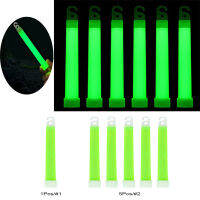 15PCS 6-INCH Industrial Grade Glow Sticks Ultra Bright Party Camping Emergency Lights Glowstick Chemical Fluorescent