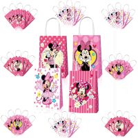 【YF】✼□✷  New Minnie Paper Boxes Kids Birthday Decoration Baby Shower Supplies
