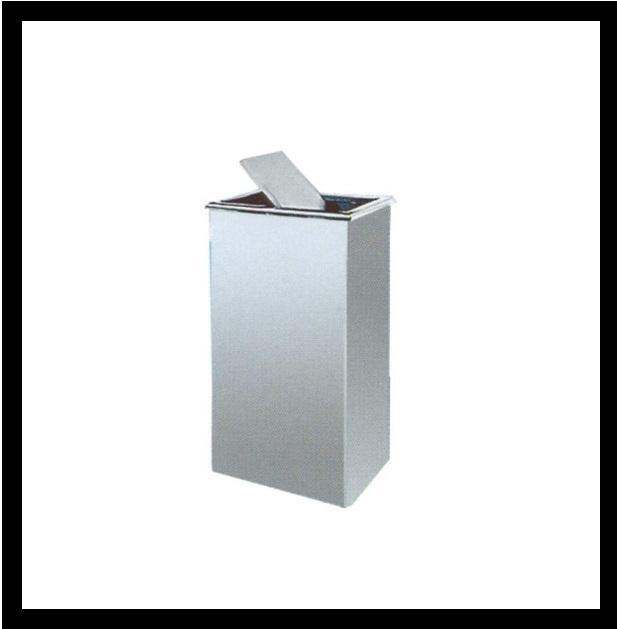 Stainless Steel Rectangular Flip Top Bin RFT018/SS Lazada