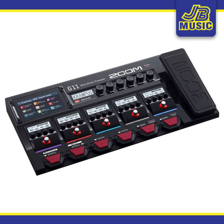 Zoom G11 MultiEffects Processor with Expression Pedal (Effects