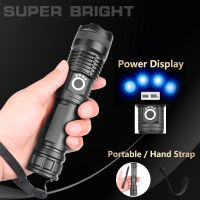 Xhp50 FlashLight Aluminum Alloy Powerful Flash Light 5 Modes Usb Zoom Led Torch Xhp50 18650 or 26650 Battery Camping,Fishing