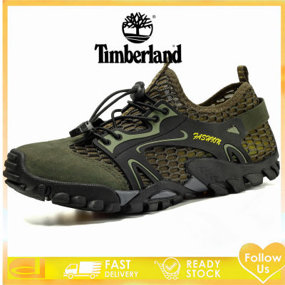 Timberland รองเท้าแตะผู้ชายฤดูร้อนขนาดใหญ่พิเศษ แฟชั่นชุดลำลองลากคำผู้ชายขนาดใหญ่พิเศษรองเท้าแตะชายหาดน้ำเวียดนามกลางแจ้ง 45 46 47 48