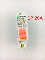 1P Dz47-20a Din-Rail 240V/415V 50Hz/60Hz Transprant Mini Circuit Breaker C45 C Type