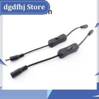 Dgdfhj Shop DC Male to Female Power On Off switch Cable 5.5 X 2.1mm Power Supply Connector Cord Adapter 5V 12V 24V for LED Strip