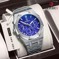 นาฬิกาผู้ชาย Chenxi dawn watch cross-border steel strip hot style multi-functional sports men waterproof quartz