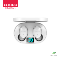 AIWA AT-X80E TWS Bluetooth Earphones หูฟังไร้สายแบบอินเอียร์ น้ำหนักเบา กันน้ำระดับ IPX4