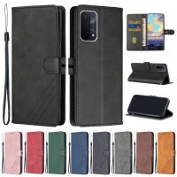 OPPO A54 5G Case Leather Flip Case on For Coque OPPO A 54 A74 A94 A95 5G Phone Cases Luxury Retro Magnetic Wallet Cover Fundas