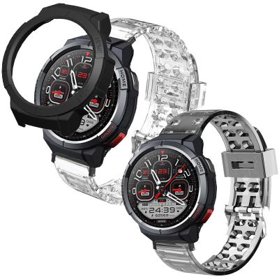 g2ydl2o สาย + เคส สําหรับ MiBro Watch GS Smart Watch Strap Soft TPU Sport Bracelet Band For MiBro GS Watch SmartWatch Case TPU Bumper cover